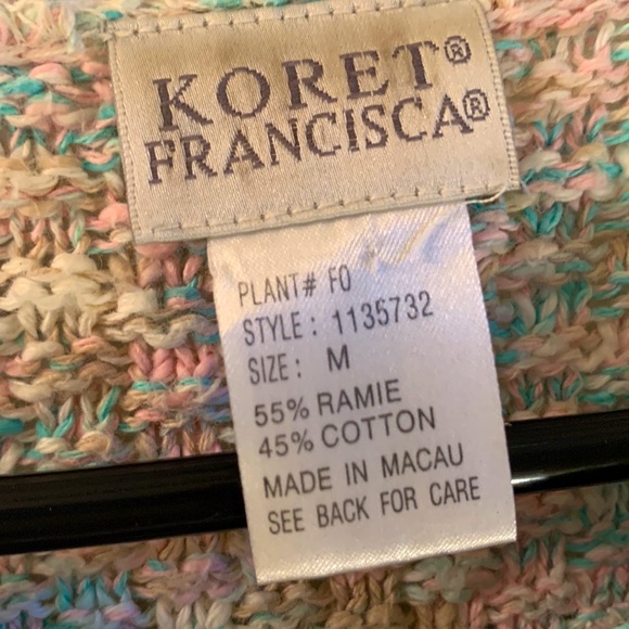 VINTAGE Koret Francisca Knit Kawaii Top - Picture 10 of 10